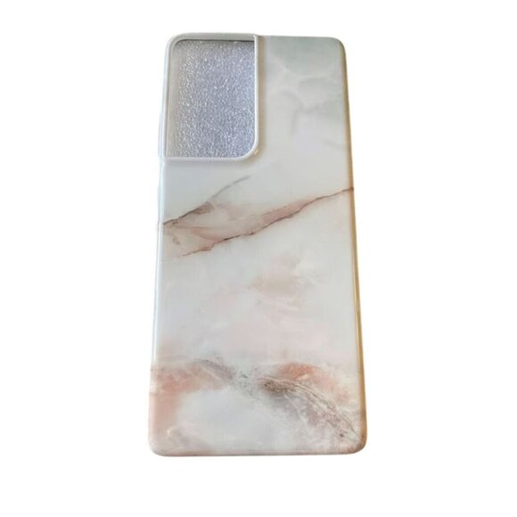 Case for Samsung Galaxy S21 Ultra with Raised Camera Ridge marble NEW - Picture 1 of 6